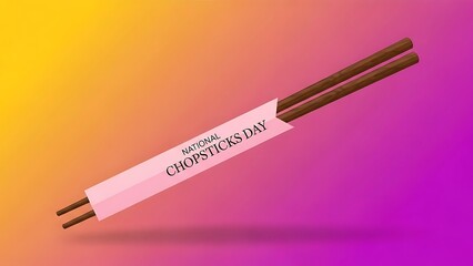 Celebrating national chopsticks day with traditional utensils