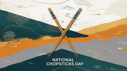 Celebrating national chopsticks day with traditional utensils