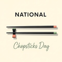 Celebrating national chopsticks day with traditional utensils