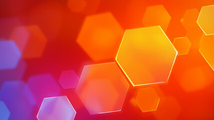 Hexagon Abstract: Dynamic hexagons pulsate with color, creating a visually stimulating and modern backdrop for design concepts.