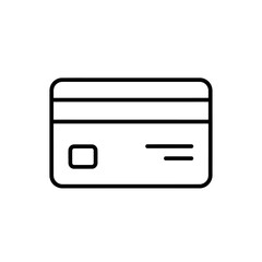 Close-up of Credit Card with Magnetic Stripe and Chip for Payment Transactions