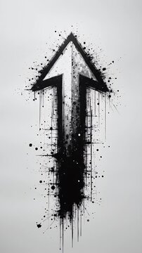 Stylized Arrows Pattern: A Visual Representation of Direction, Growth and Progress
