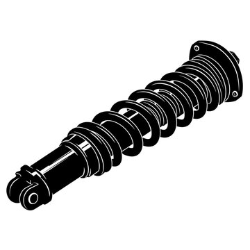 High performance car shock absorber and suspension system component for automotive maintenance, vehicle safety, and smooth driving experience