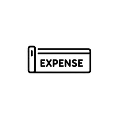 Obraz premium Minimalist Expense Icon for Financial Management and Budgeting Apps