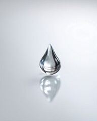 Luxury Crystal Water Drop Reflection Bright Clean Minimalist Design