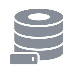 Database Icon Vector Illustration
