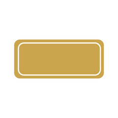 Golden Badge Icon