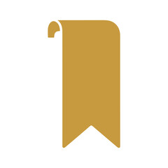 Golden Ribbon Icon