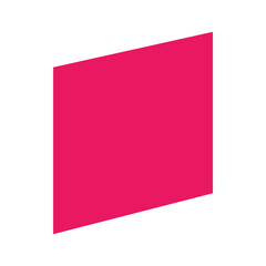Pink Square Vector Illustration