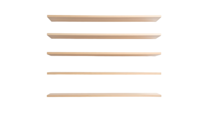 Several geometric, flat, rectangular shapes layered vertically. These tan-colored lines have subtle variations