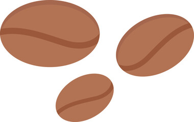 Coffee bean illustration.
