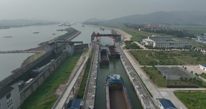 Qingyuan key water-control project in guangdong province,China