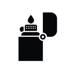 Lighter, cigarette, fire icon, cigarette lighter