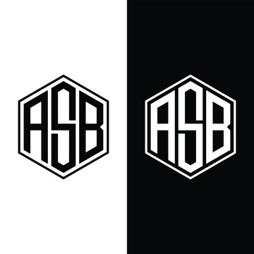 ASB Initial Letter Monogram Logo Stock Vector And Vector Art.