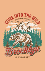 Obraz premium Vintage Christmas stamp with Santa Claus and reindeer