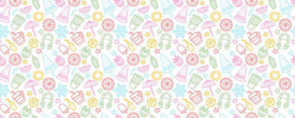 SUMMER seamless pattern 01 - 1