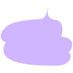 Obraz premium Purple Speech bubble. Comic chat balloons & cloud talk bubbles