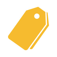 Yellow Price Tag Illustration