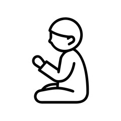 Child Making Dua Prayer Scene