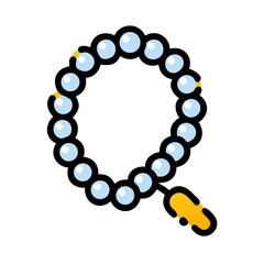 Tasbih Prayer Beads Illustration
