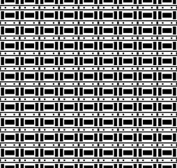 black and white seamless pattern line wallpaer house steel city window line wall material. 