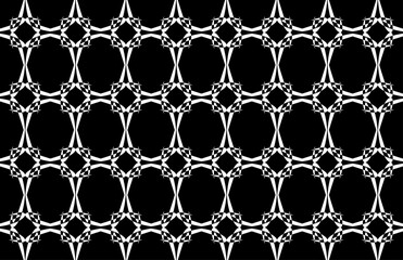 black and white seamless pattern background wallpaer flower fabric art vintag .