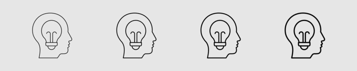 Wisdom Different Style Icon