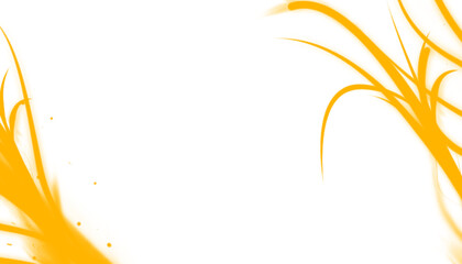 Cadre effet vectoriel dor&eacute; sur fond transparent.