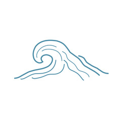 wave beach icon
