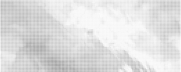 Halftone gradient. Dotted gradient, smooth dots spraying and halftones dot background seamless horizontal geometric pattern vector template