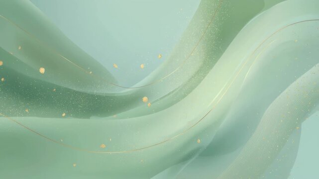 green light wave line, star, glitter, wave, line