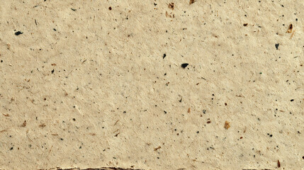 Textured Light Brown Paper with Natural Fibers and Rough Edge