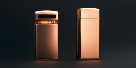 Luxury Electronic Lighter with Sleek Digital Ignition Display and Modern Portable Design