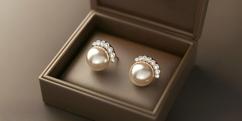 Luxury Fashion Earrings in Box with Highly Detailed Display
