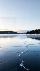 Frozen Lake Winter