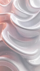 Abstract 3D Curve Minimal Background