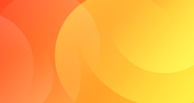 Abstract orange background featuring artistic yellow waves and a golden light gradient with vector lines and a soft texture for a modern summer wallpaper design