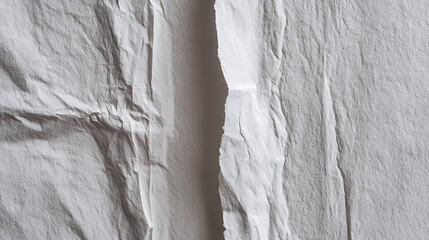 Torn White Paper Texture With Shadows ripped background