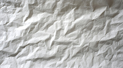 White Crumpled Paper Texture Background graphic design