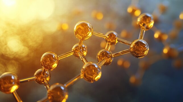 Organometallic drugs, digital 3d illustration