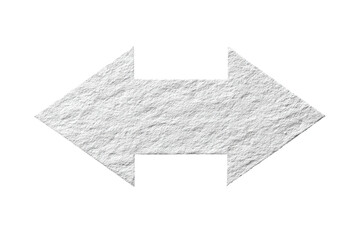 Double arrow pointing left and right, textured, centered