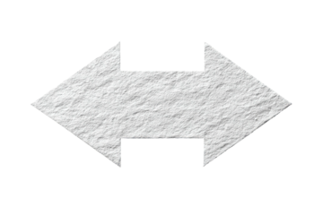 Double arrow pointing left and right, textured, centered