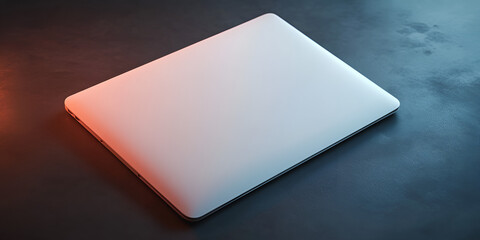 Laptop Sleeve Mockup Resting on Matte Surface with Soft Lighting