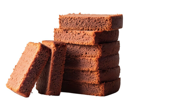 Stack of red bricks on black background