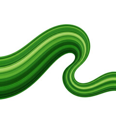 Green Liquid Wave Motion Design Element.
