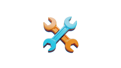 Two Crossed Wrenches