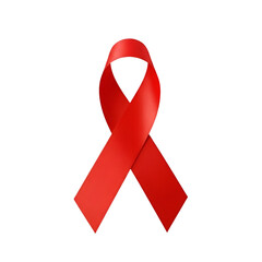 Red Ribbon Symbolizing Awareness and Support.