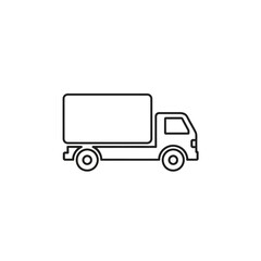 Fototapeta premium Empty Delivery Truck on Warehouse Loading Dock During Daytime