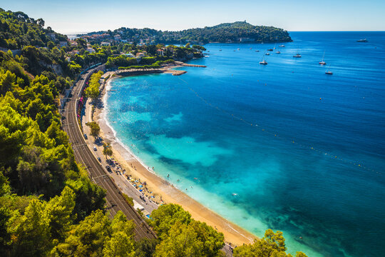 Villefranche sur Mer resort with spectacular beaches, France
