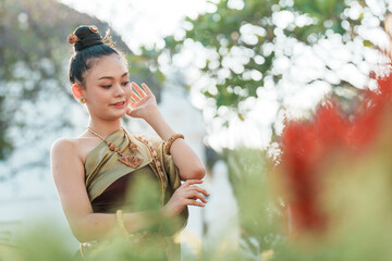 Thailand cultural celebration outdoor portrait photography